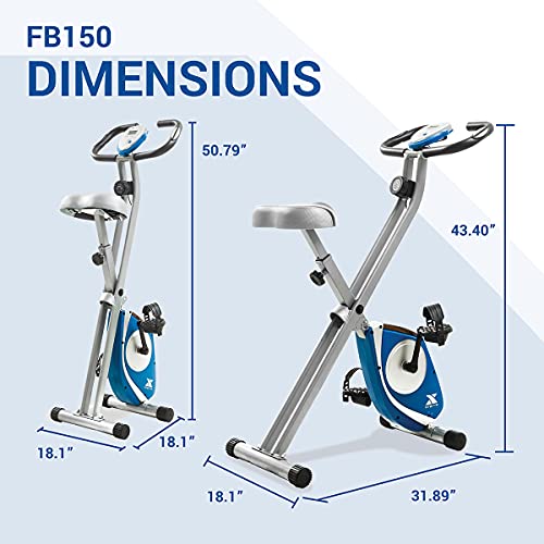 XTERRA Fitness Folding Exercise Bike, 225 LB Capacity Y9844