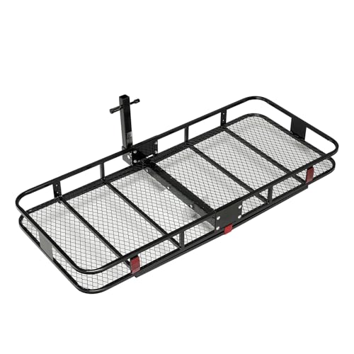 VEVOR 70" x 30" x 6" Hitch Cargo Carrier, 500 lbs Capacity, Folding for 2" Receiver I3546