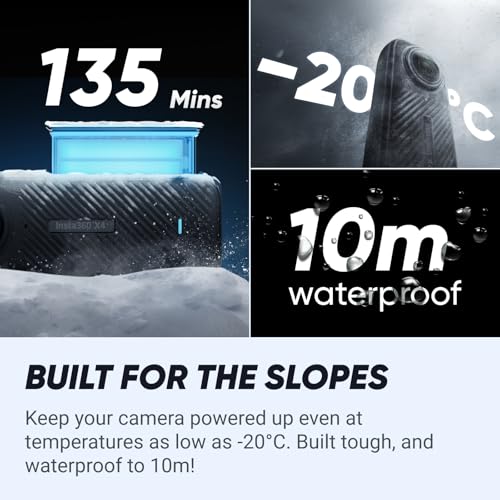 Insta360 X4 Standard Bundle Waterproof 8K 360 Action Camera P7793