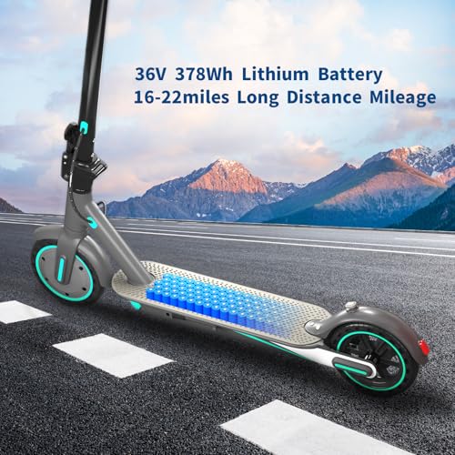 Electric Scooter for Adults, 19Mph, 15/21 Miles Range, Foldable with App Control O825633