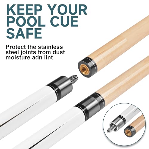 HomeSeason Pool Cue Stick 57" Low Deflection Billiard Cue Z435367