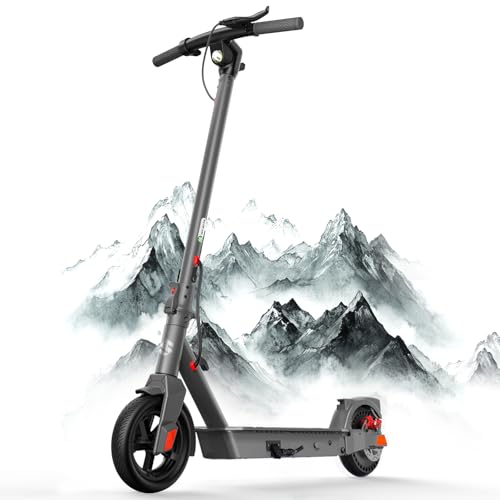 SISIGAD Electric Scooter for Adults, 10" Tires, 600W Motor, 22 MPH, 30 Miles Range, Foldable O1563