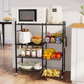 HapiRm Rolling Kitchen Microwave Cart with Pull-Out Baskets X64290
