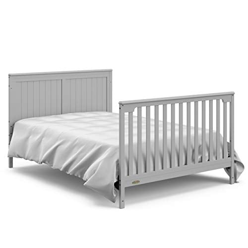 Graco Hadley 5-in-1 Convertible Crib and Changer with Drawer (Black) P7234