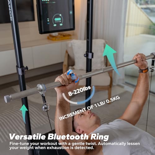 Gym Monster Smart Home Gym, Smith Machine Power Cage with Cable Crossover G34665