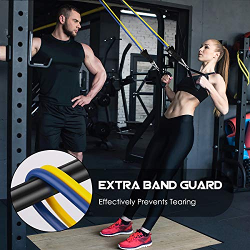 VEICK Resistance Bands with Handles for Home Workout O75059