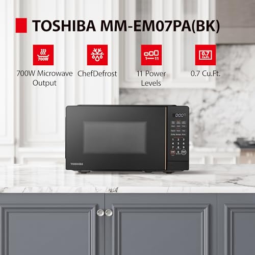 Toshiba ML-EM62P(SS) Countertop Microwave, 2.2 Cu Ft, 1200W, Stainless Steel C1532