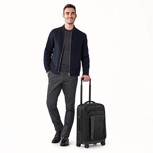 Briggs & Riley 22" Carry On Expandable Spinner - Softside Luggage, Black G487462