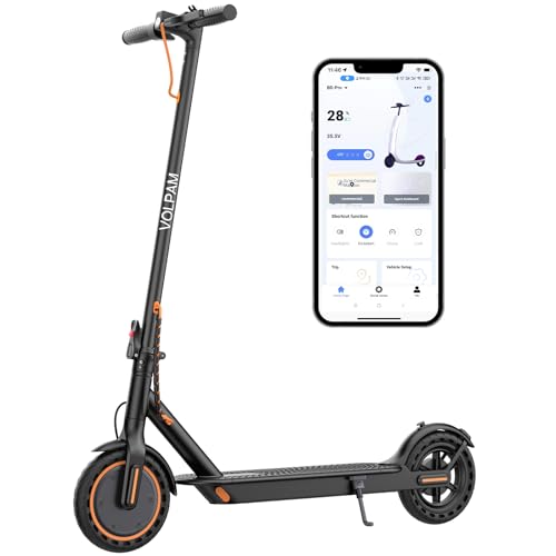 VOLPAM Electric Scooter, 350W/500W, 8.5"/10" Tires, Folding E-Scooter with Dual Braking Q653200