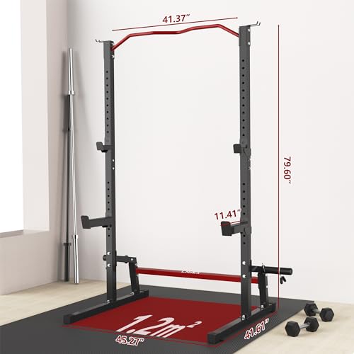 Adjustable Squat Rack Barbell Stand for Home Gym M6904