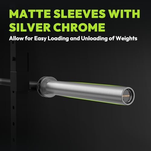 Olympic Barbell 45lb 2-inch Weight Bar for Strength Training X886729