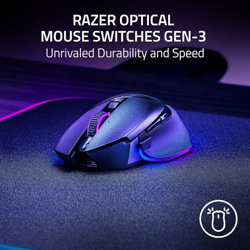Razer Basilisk V3 Pro 35K Wireless Gaming Mouse, Black W8495