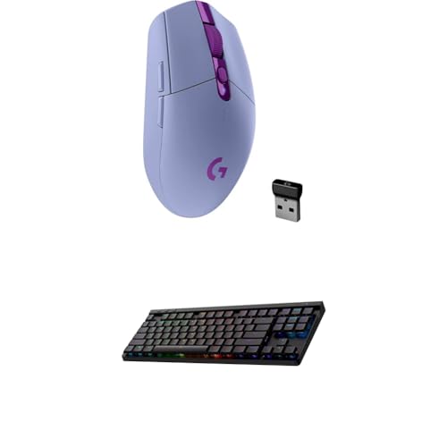Logitech G305 LIGHTSPEED Wireless Gaming Mouse, Hero 12K Sensor, Black O4133