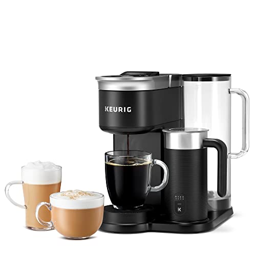 Keurig K-Cafe Single-Serve Coffee, Latte & Cappuccino Maker with Milk Frother, Dark Charcoal H6761
