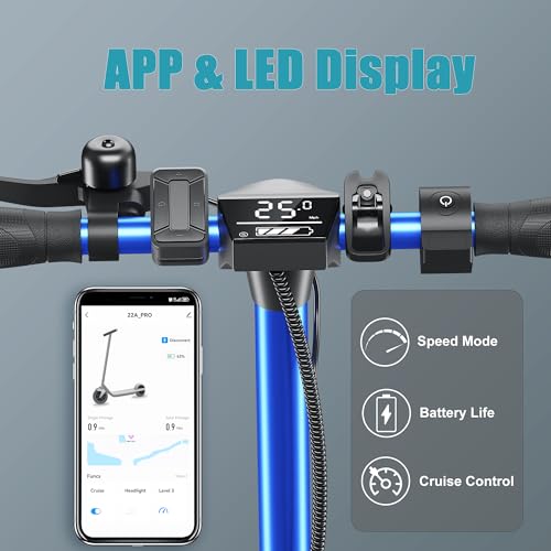 Caroma Electric Scooter for Adults, Foldable Commuting E-Scooter with Dual Braking System W663326
