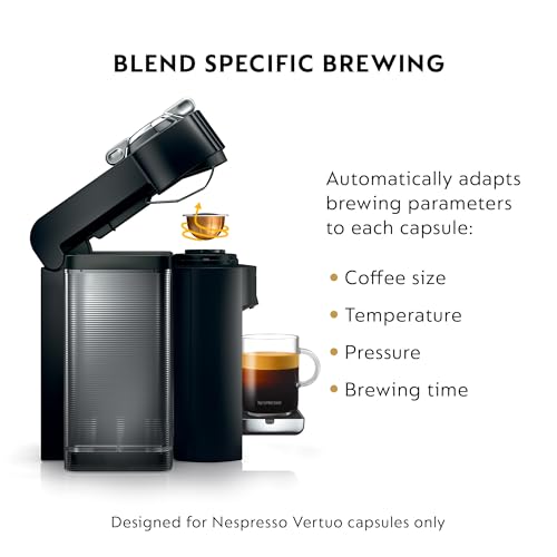 Nespresso Vertuo Coffee and Espresso Maker by De'Longhi, Graphite Metal E903048