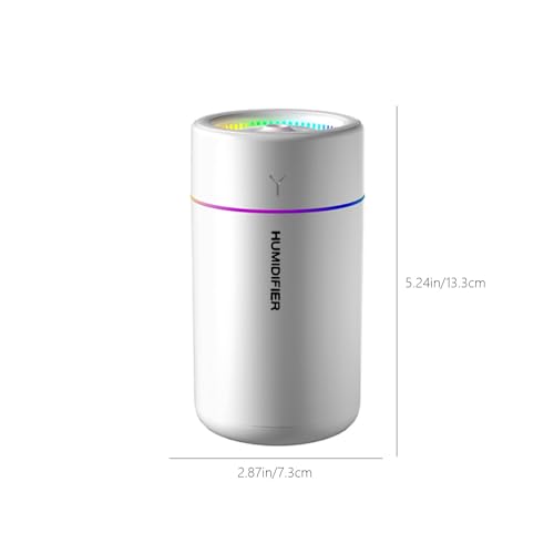 Portable Mini Humidifier 400ml Cool Mist with Night Light for Office Bedroom Car Z88357