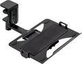 VIVO Clamp-on 12 x 9 inch Rotating Laptop Tray, Extra Sturdy Single Desk Swivel Clamp, Ergonomic Typing, Black, MOUNT-LAP1CB