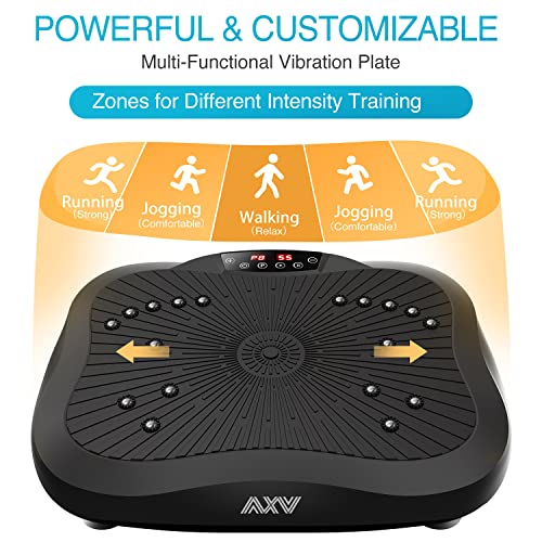 AXV Vibration Plate Exercise Machine Whole Body Workout Fitness Platform K84986