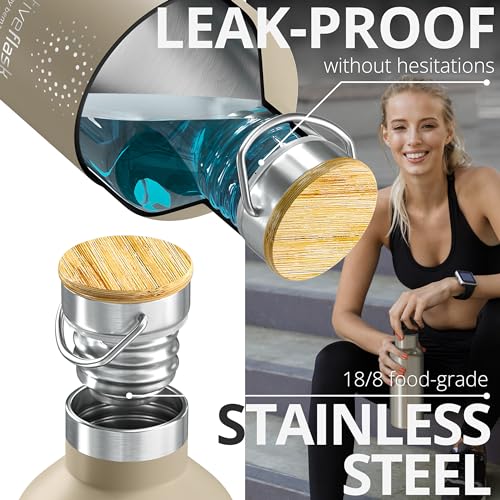 Active Flask 18/32 oz Stainless Steel Insulated Water Bottle with Straw P203