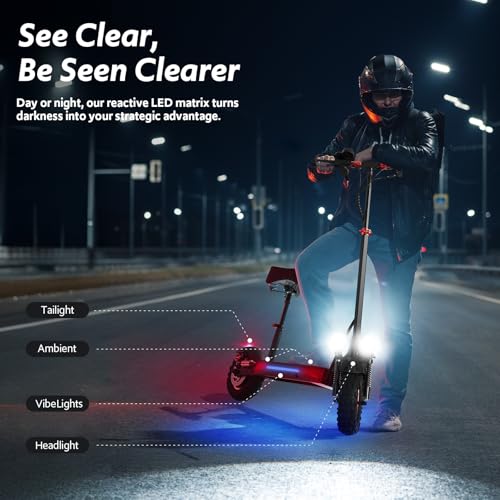Off Road Electric Scooter Adults 800W 48V 11" All-Terrain Tires Dual Suspension B277