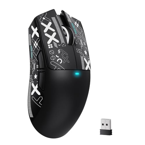 Attack Shark X11SE Wireless Gaming Mouse, Tri-Mode 22K DPI, 59g, Berry Red Y3775