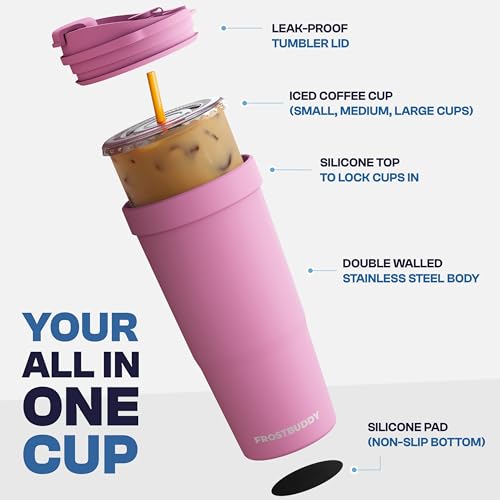 Frost Buddy Togo Buddy 30 oz Stainless Steel Vacuum Insulated Tumbler (Crimson) E672970