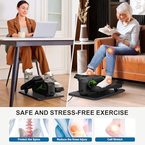 VIVURN® 018 Under Desk Elliptical Machine for Seniors, Quiet & Portable G789550