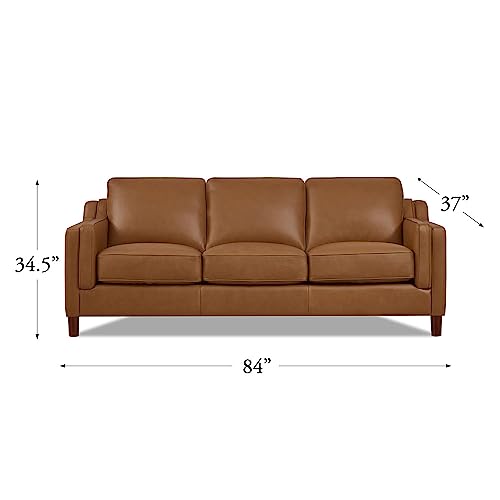 Hydeline Bella Top Grain Leather Chair, Cognac Y12447