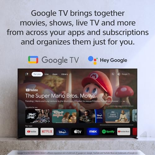 Sony BRAVIA 7 75 Inch Mini LED QLED 4K Ultra HD Smart Google TV with Dolby Vision HDR C88445