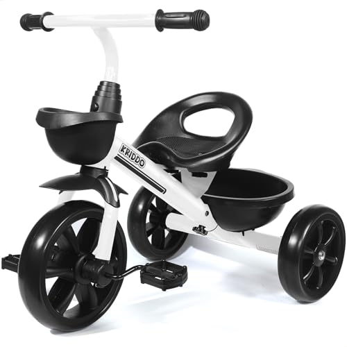 KRIDDO Kids Tricycle for Toddlers Age 2-5 Years, Blue P72011