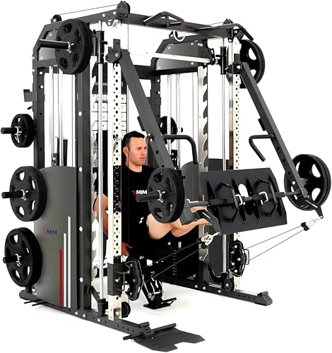 MiM USA Hercules EX Commercial All in One Gym Machine with 400 lb Weight Stack W526181