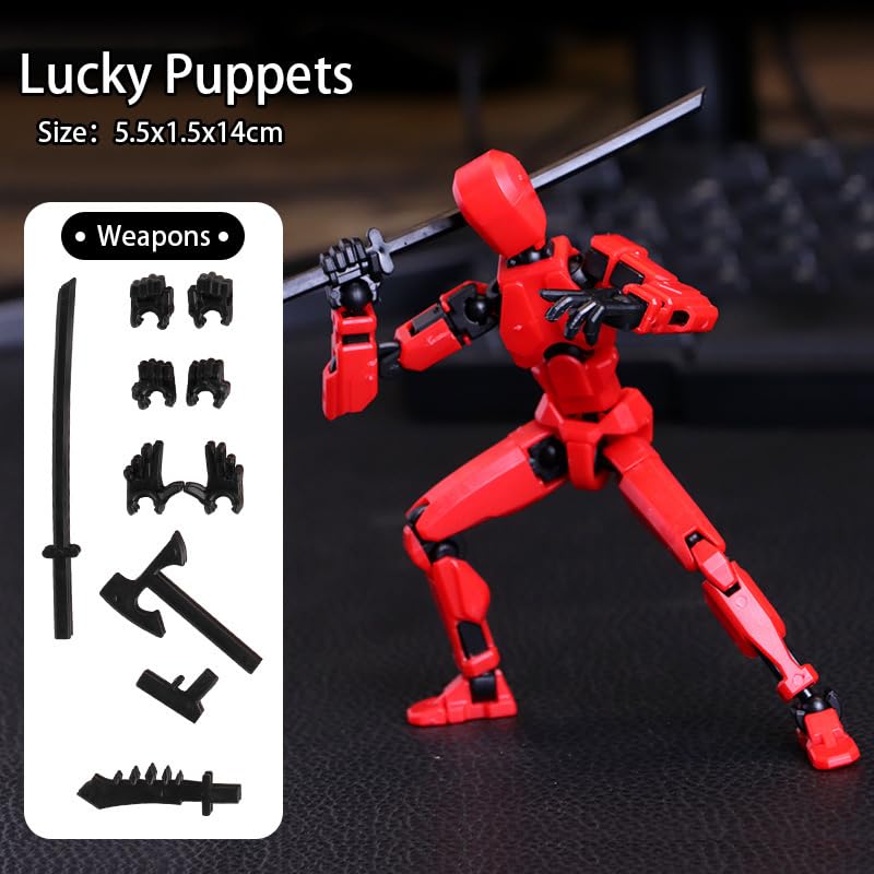 Titan 13 Action Figure, 3D Printed Robot, Desktop Decorations Game Gifts (9 pcs) Z24151