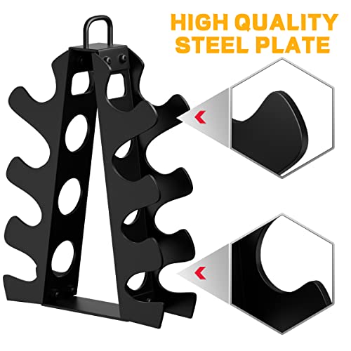 OKUGAFIT Compact A-Frame Dumbbell Rack for Home Gym D110256