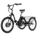 ANCHEER Electric Tricycle for Adults, 350W Folding 3-Wheel Ebike, 48V 499Wh S15636