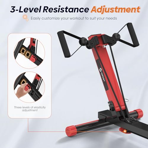 4 in 1 Rowing Machine with Adjustable Resistance, Foldable Home Rower K5286