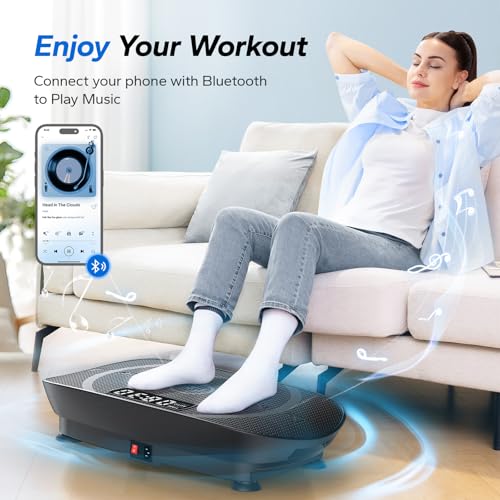 MERACH Vibration Plate Exercise Machine for Whole Body Workout at Home A4467