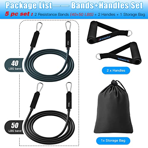 Brebebe Door Anchor Strap for Resistance Bands, Multi Point Gym Attachment, Home Fitness Equipment U4872