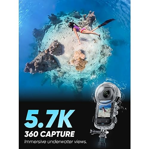 Insta360 X3 Motorcycle Kit - Waterproof 360 Action Camera with 5.7K HDR Video E78107