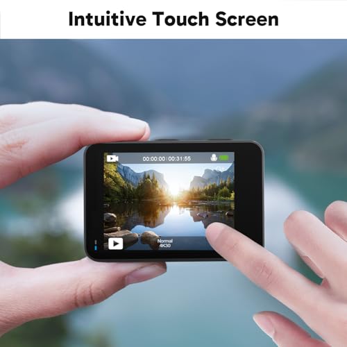 AKASO Brave 7 LE 4K30FPS 20MP WiFi Action Camera with Touch Screen and 2 Batteries B77363