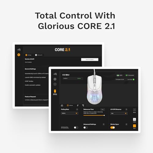 Glorious Model D Wired Gaming Mouse - 68g Honeycomb RGB Ergonomic, Matte White M160012