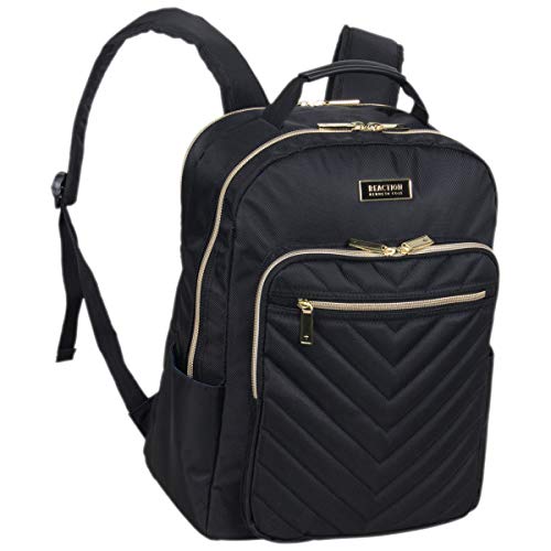Kenneth Cole REACTION Chelsea Chevron Quilted Luggage, Black, 24-Inch V572