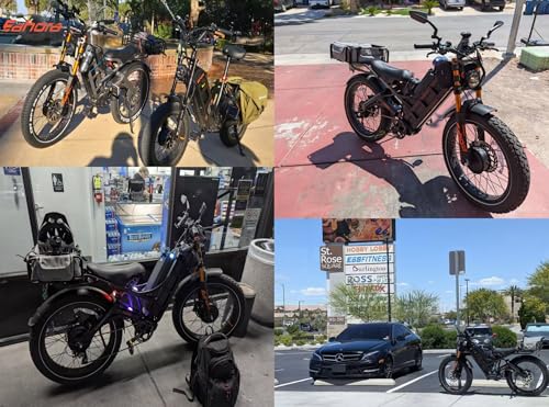Romeo Pro 3 Electric Bike for Adults 5000W Dual Motor 60V 80Ah Fat Tire Full Suspension I27752