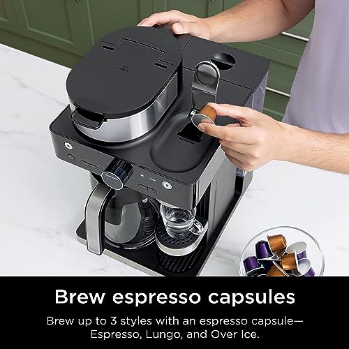 Ninja Espresso & Coffee Maker & Barista System, Black, CFN601 N3810