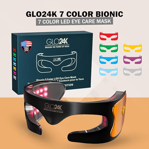 GLO24K Bionic 7 Color LED Eye Care Mask I831
