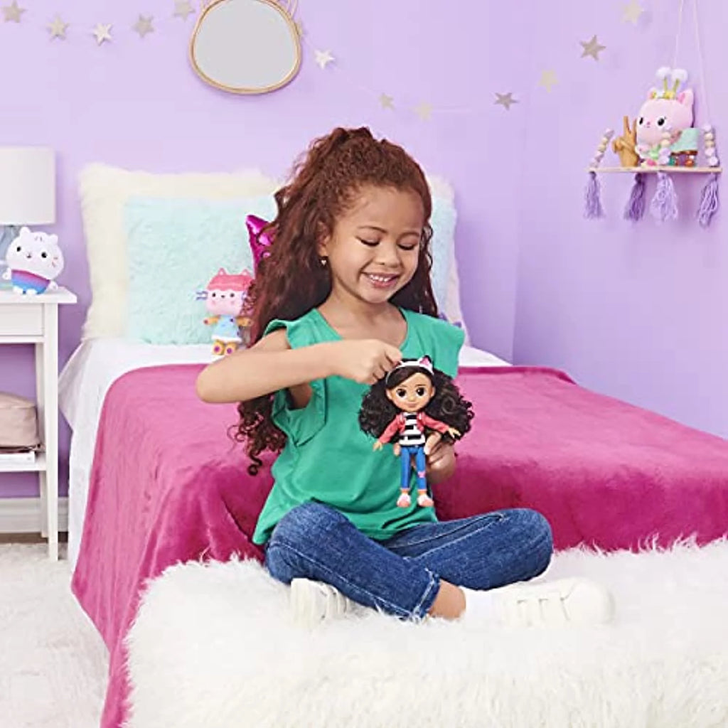 Gabby's Dollhouse 8-inch Gabby Girl Doll, Kids Toy for Ages 3+ B52415