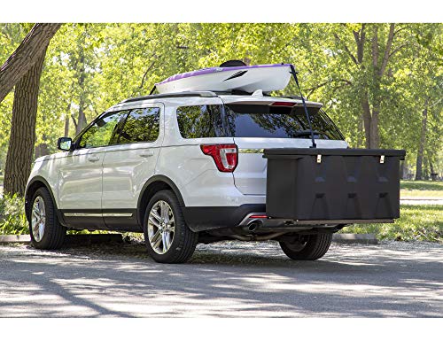 Buyers Products 1707020 Large Poly Hitch Mounted Cargo Carrier Utility Storage Box, Black D635736