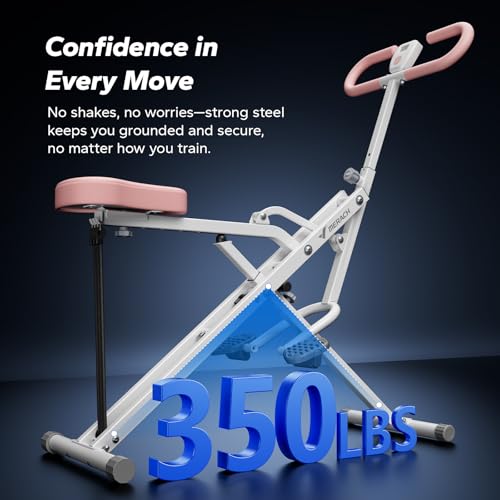 MERACH R07 2 in 1 Squat Rowing Machine, Foldable Home Exercise Equipment Y20209