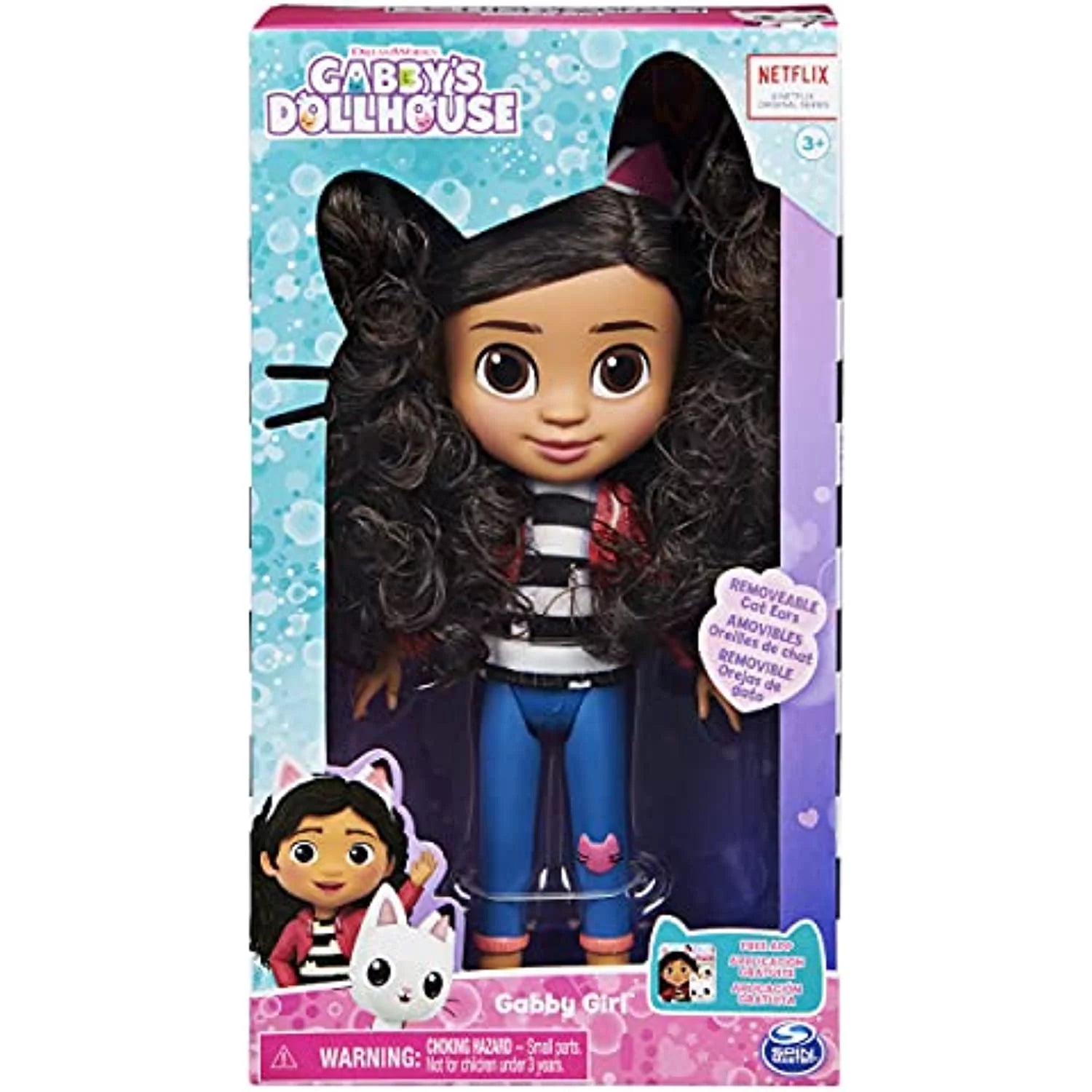 Gabby's Dollhouse 8-inch Gabby Girl Doll, Kids Toy for Ages 3+ B52415