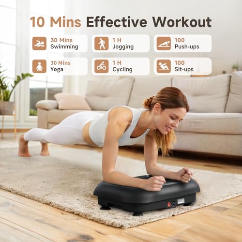Vibration Plate Exercise Machine for Whole Body Workout at Home S398289